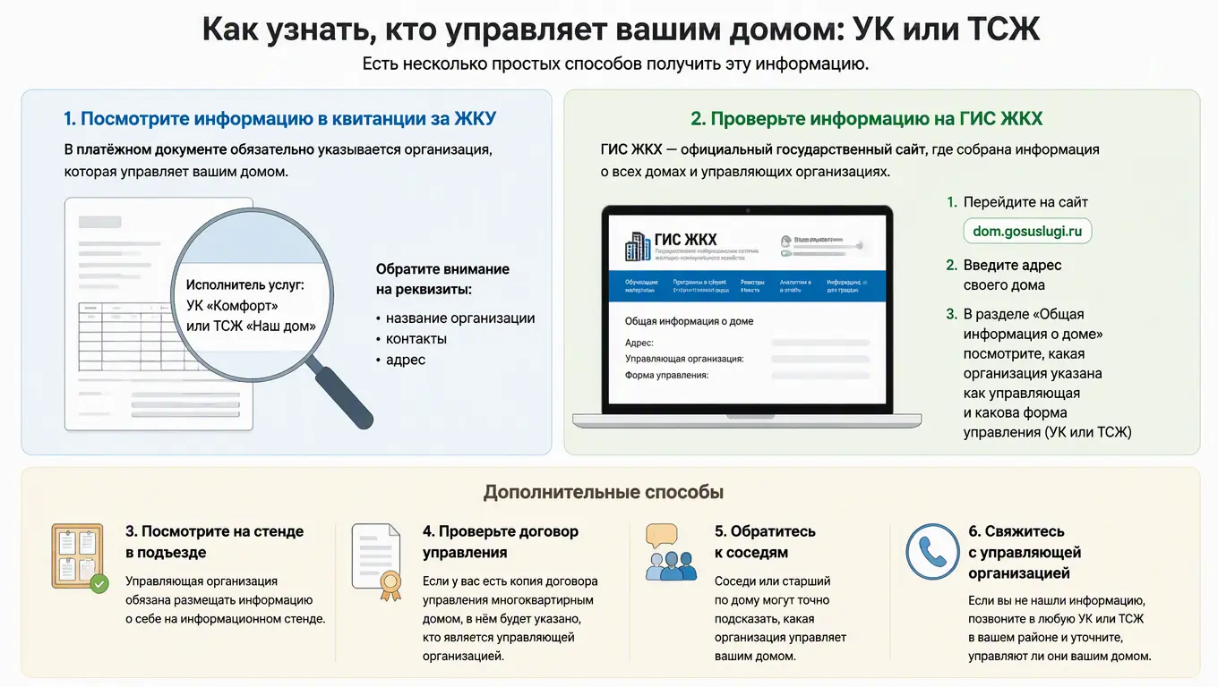 Как узнать, кто управляет вашим домом: УК или ТСЖ