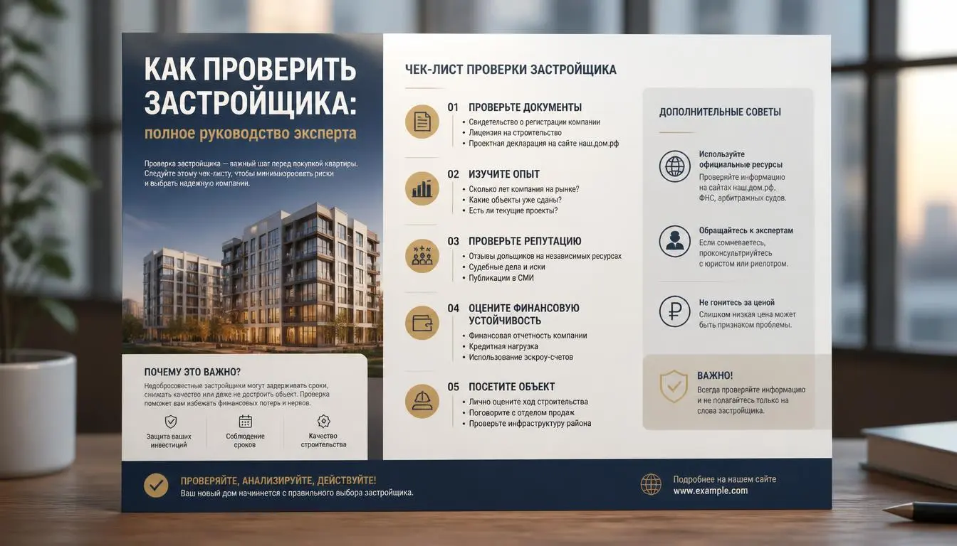Как проверить застройщика в 2026 году: полное руководство эксперта