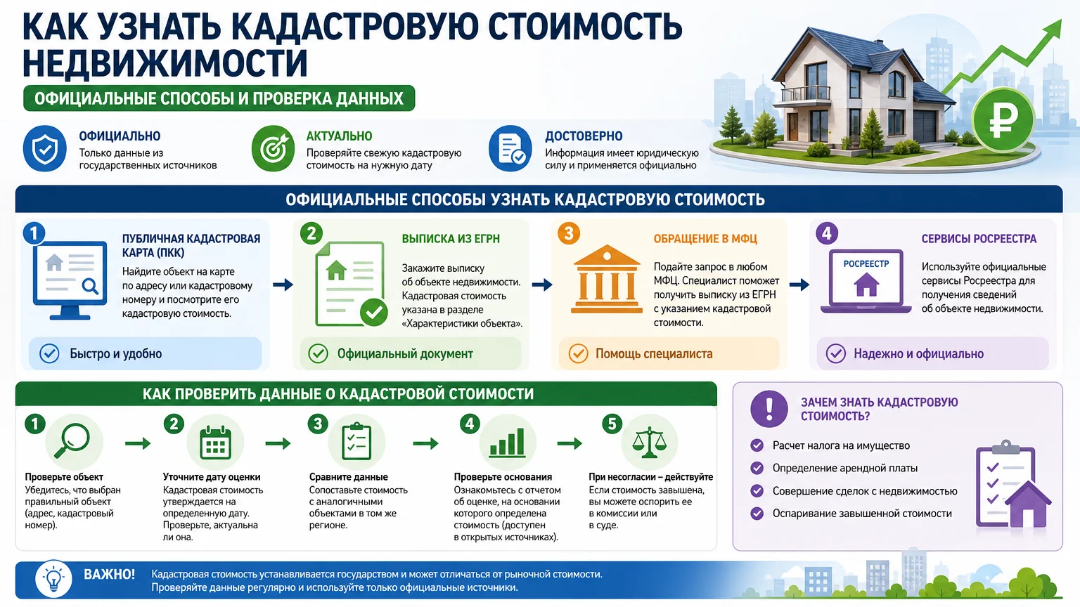 Как узнать кадастровую стоимость недвижимости: официальные способы и проверка данных