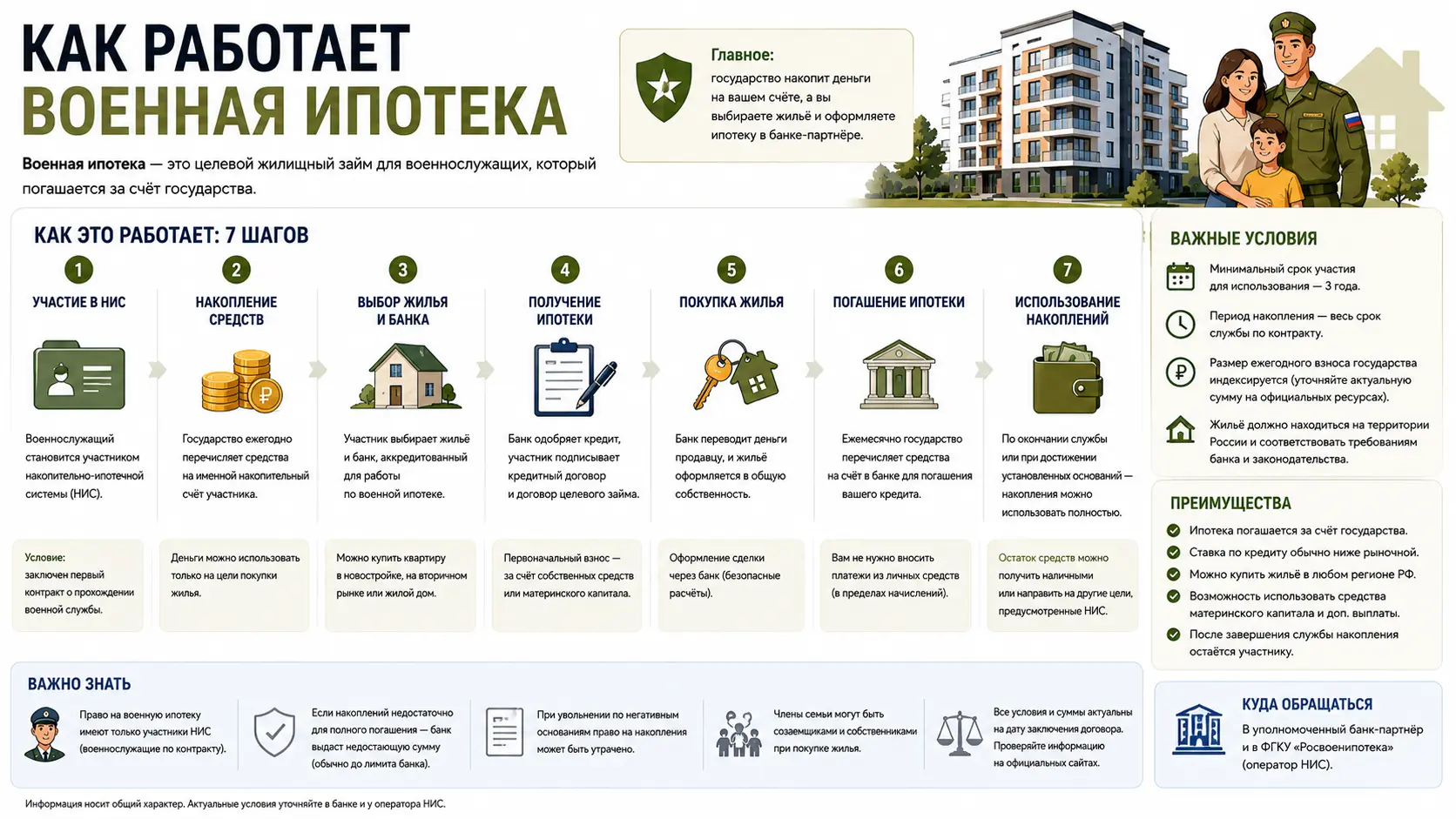 Как работает военная ипотека: пошаговый разбор системы для военнослужащих